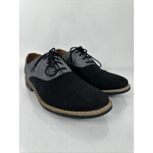Aldo Black & Gray Casual Oxford Dress Shoes Size 9